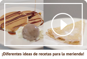 ¡Diferentes ideas de recetas para la merienda!
