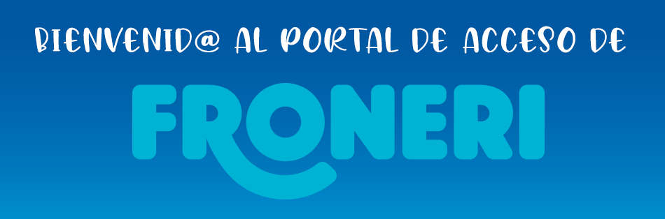 Bienvenid@ al portal de acceso de Froneri