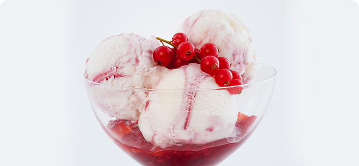 Copa yogur con frutos rojos