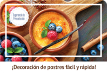 Postres helados a la carta