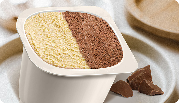 Vasito colectividades Vainilla-Chocolate