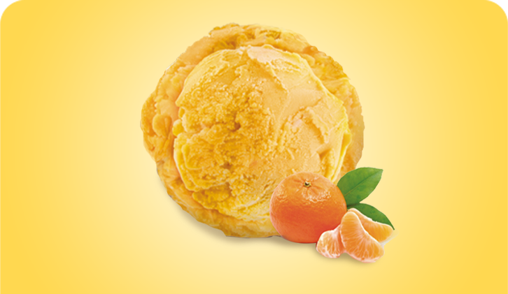 Sorbete de mandarina. 2,1L.