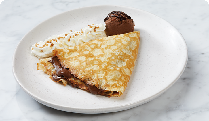Crepe de chocolate