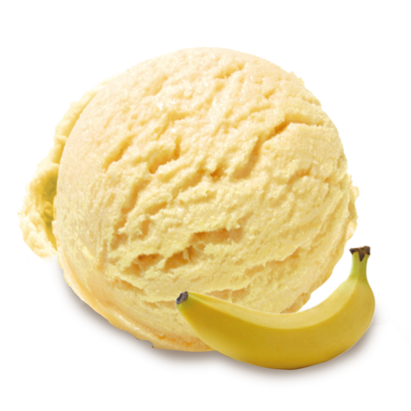 Helado de plátano