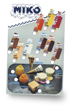 Cartel Nestlé Miko 1970