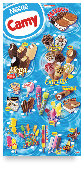 Cartel Helados Nestlé 2002