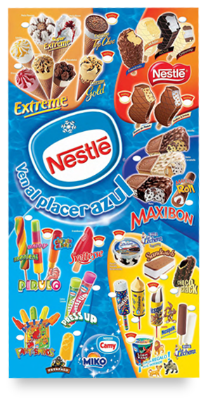 Cartel Helados Nestlé 2004