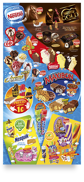 Cartel Helados Nestlé 2010