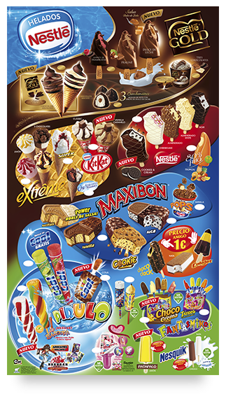 Cartel Helados Nestlé 2011