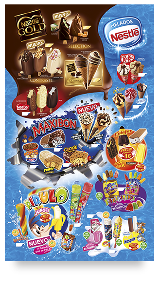 Cartel Helados Nestlé 2012