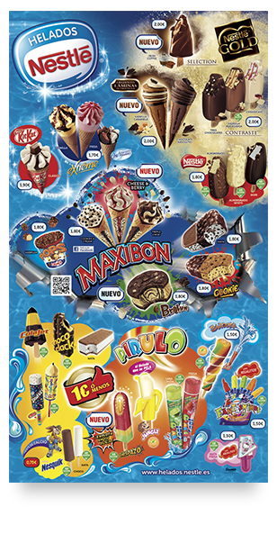 Cartel Helados Nestlé 2013