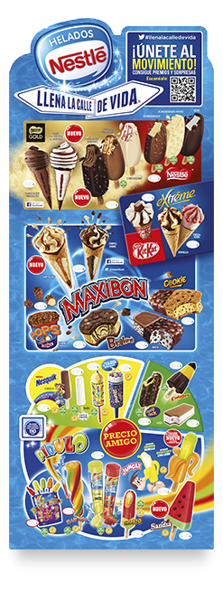 Cartel Helados Nestlé 2015