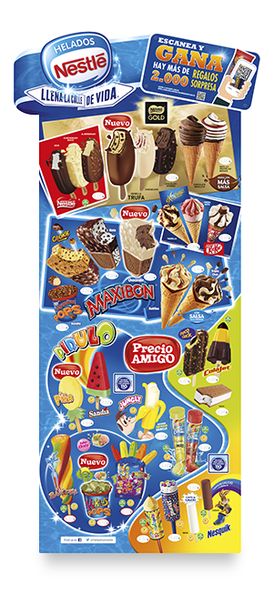 Cartel Helados Nestlé 2016