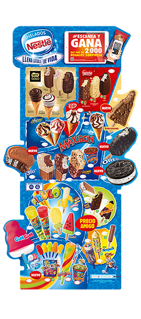 Cartel Helados Nestlé 2017