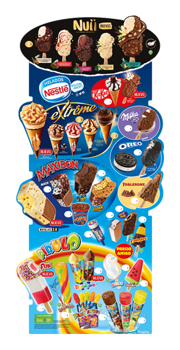 Cartel Helados Nestlé 2019