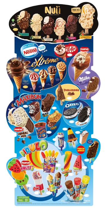Cartel Helados Nestlé 2020