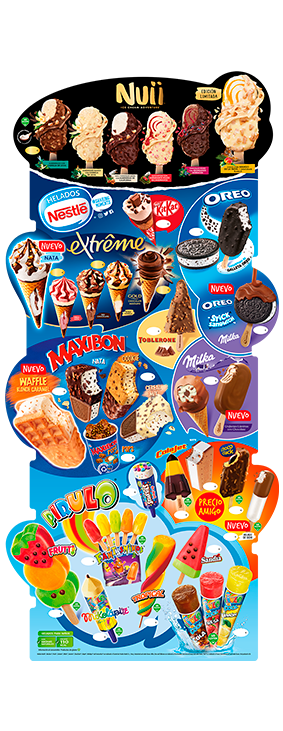 Cartel Helados Nestlé 2021